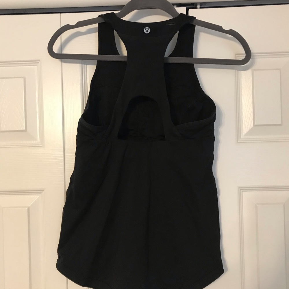 LULULEMON FINAL LAP TANK BLACK SZ 8 - Picture 2 of 10